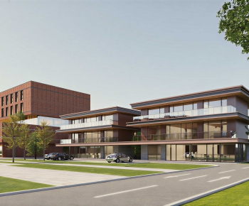 Modern Appearance Of Commercial Building-ID:790926934