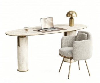Modern Computer Desk And Chair-ID:508555893
