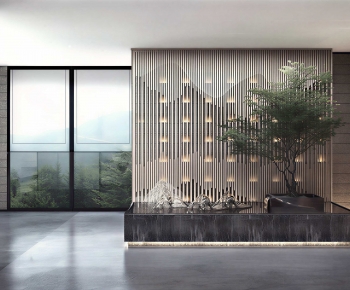 New Chinese Style Plant Landscaping-ID:529660945