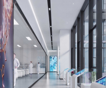 Modern Exhibition Hall-ID:863898042