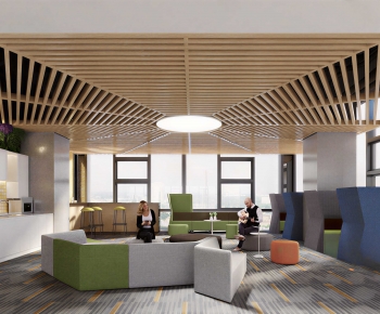 Modern Office Reception Desk-ID:530335903