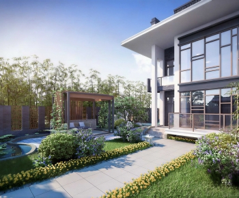 Modern Courtyard/landscape-ID:392771964