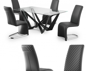 Modern Dining Table And Chairs-ID:579359053