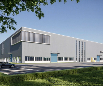 Modern Industrial Building-ID:306787011