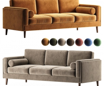 Modern Three-seat Sofa-ID:427752972