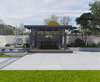 New Chinese Style Courtyard/landscape-ID:753427031