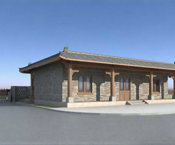 Chinese Style Security Booth-ID:909560924