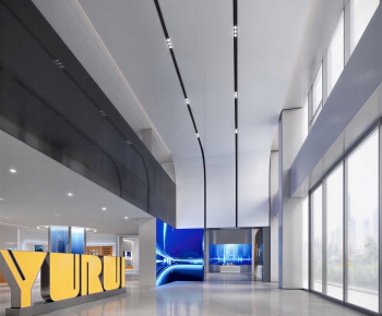 Modern Office Reception Desk-ID:443229918