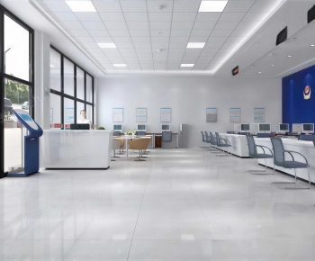 Modern Office Reception Desk-ID:431104908