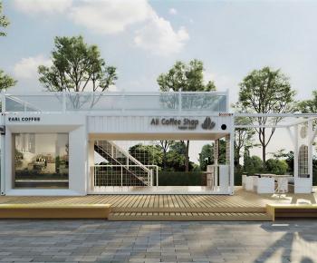 Modern Appearance Of Commercial Building-ID:968487989