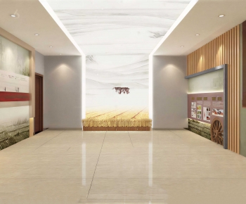 Modern Exhibition Hall-ID:989069954