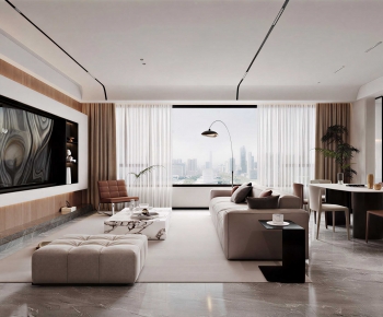 Modern A Living Room-ID:244913106