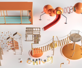 Modern Equipment For Children-ID:371834045