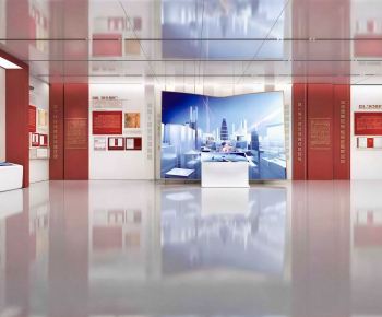 Modern Exhibition Hall-ID:671894077
