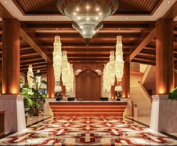 Southeast Asian Style Lobby Hall-ID:998058086