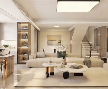 Modern A Living Room-ID:406831984