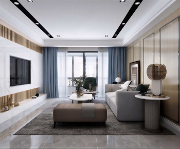Modern A Living Room-ID:485096939