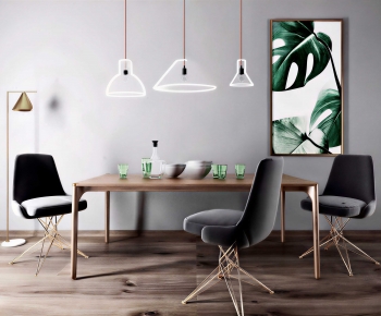 Modern Dining Table And Chairs-ID:429532051