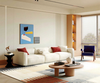 Modern A Living Room-ID:421238909