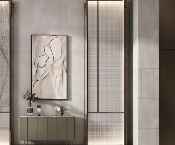 Modern Entrance Cabinet-ID:251889227