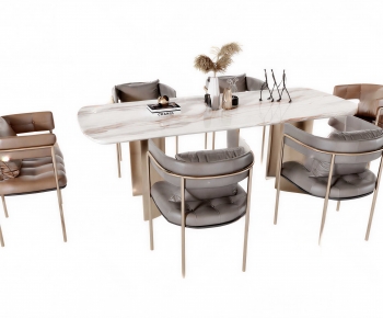 Modern Dining Table And Chairs-ID:924532891