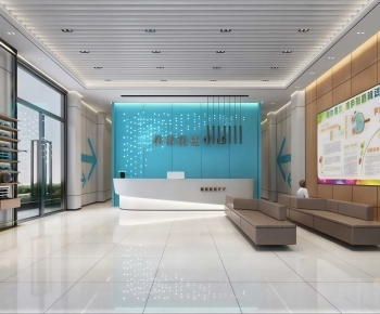 Modern Office Reception Desk-ID:968138932