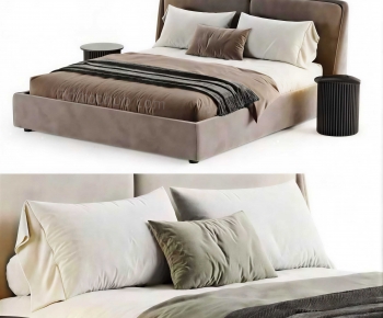 Modern Double Bed-ID:738530242