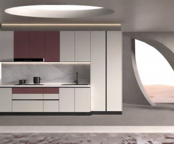 Modern Kitchen Cabinet-ID:131253967