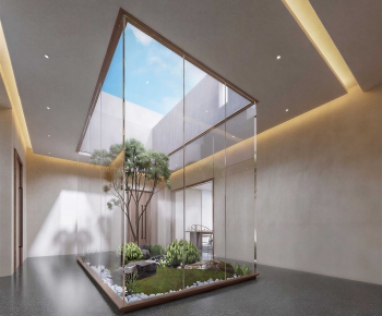 Modern Plant Landscaping-ID:556298026