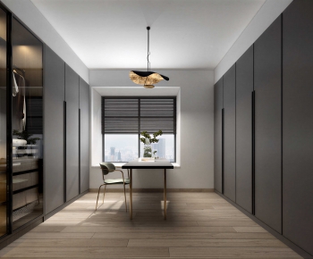 Modern Clothes Storage Area-ID:897649054