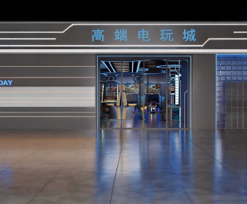 Modern Facade Element-ID:841392049