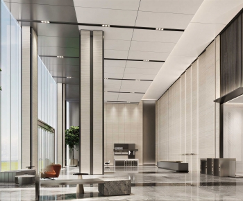 Modern Office Reception Desk-ID:731158972