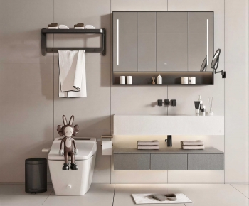 Modern Bathroom Cabinet-ID:200777056