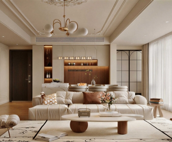 Modern A Living Room-ID:719268089