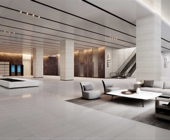 Modern Office Reception Desk-ID:492887021