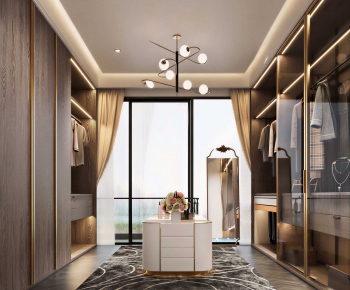 Modern Clothes Storage Area-ID:918963911