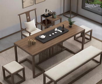 New Chinese Style Tea Tables And Chairs-ID:192857982