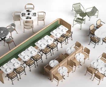 Modern Dining Table And Chairs-ID:677400113