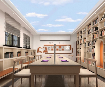 Modern Bookstore Book Bar-ID:850675116