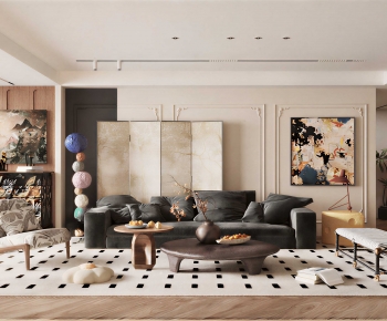 Modern A Living Room-ID:531686074