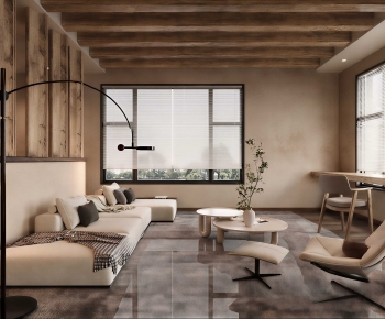 Modern A Living Room-ID:751415975