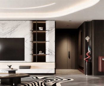 Modern A Living Room-ID:744039063