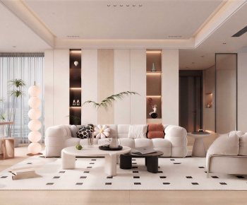 Modern A Living Room-ID:723690032