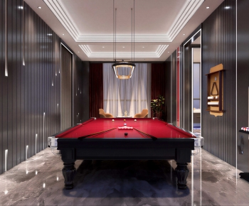 Modern Billiards Room-ID:956774002