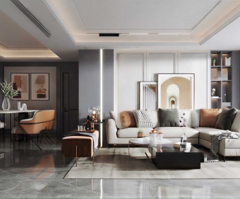 Modern A Living Room-ID:139190917