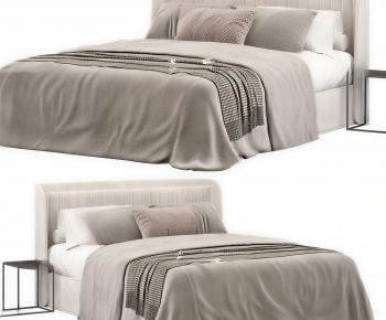 Modern Double Bed-ID:899310178