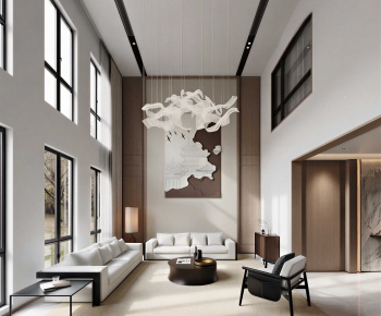 Modern A Living Room-ID:501455071