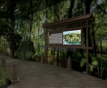 New Chinese Style Exhibition Hall-ID:100569771