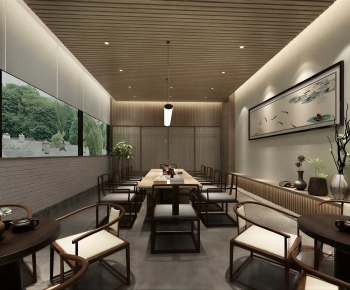 New Chinese Style Tea House-ID:499980933