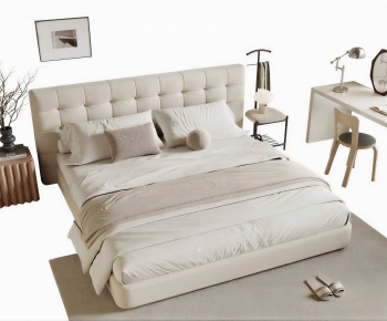 Modern Double Bed-ID:165140667